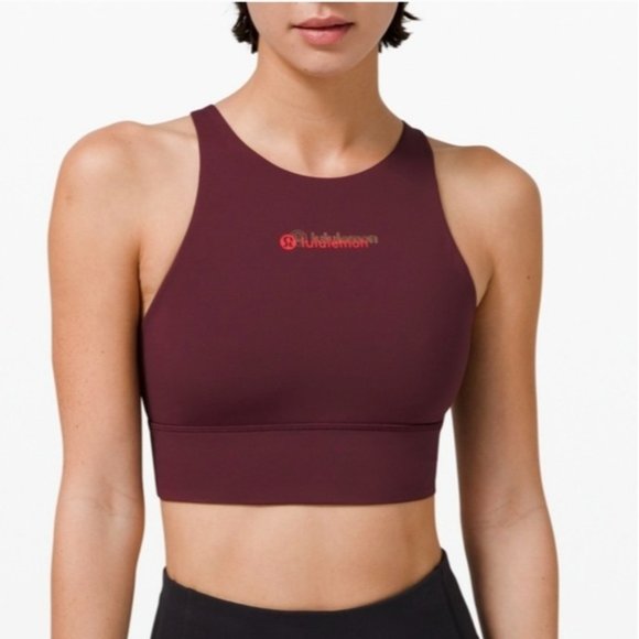 Lululemon Lunar New Year Energy High Neck Long Line Sports Bra - Picture 1 of 7